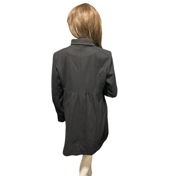 Colebrooke Black Size L Wood Blend Coat - Picture 4 of 6